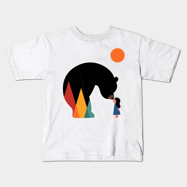 Nose To Nose Kids T-Shirt by AndyWestface